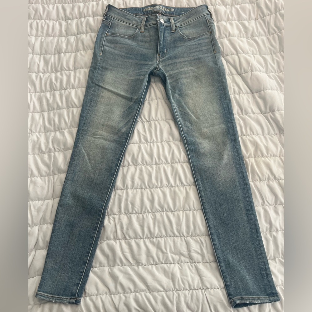 American Eagle Outfitters Blue Skinny Jeans size 6